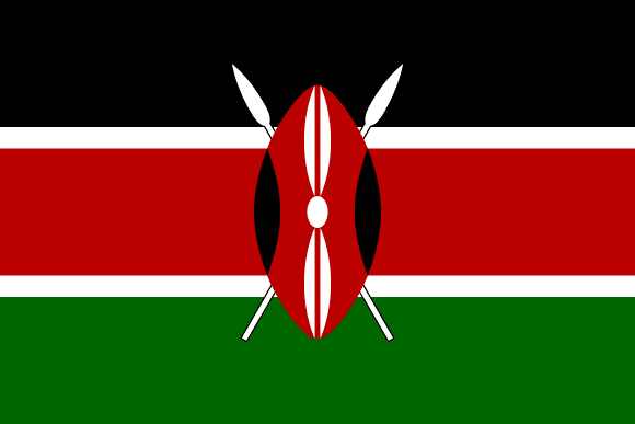 Flag Kenya