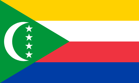 Flag Comoros